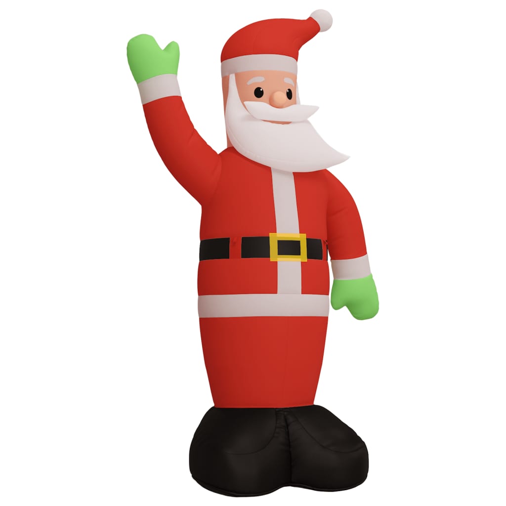 vidaXL Kerstman met LED-verlichting opblaasbaar 820 cm