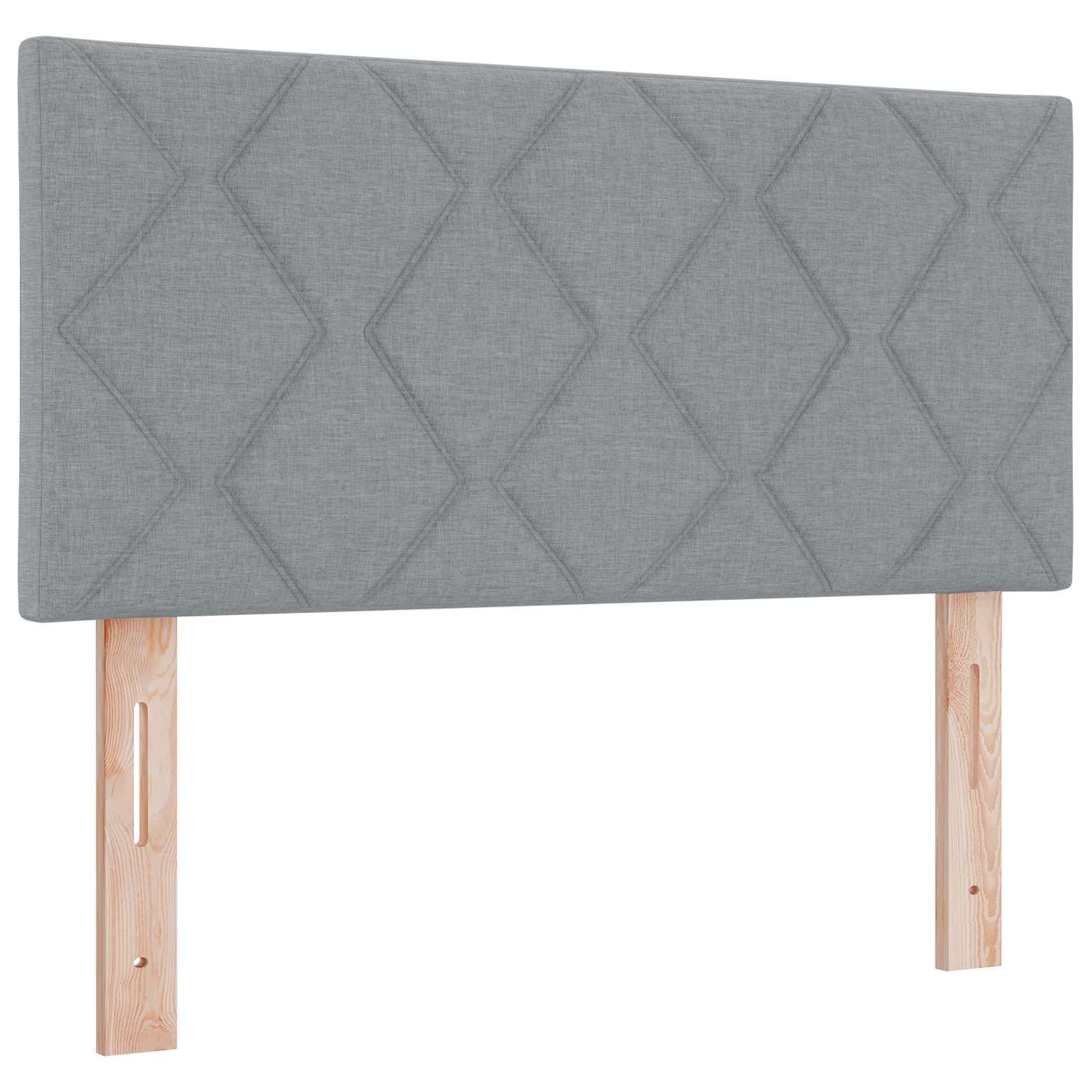 vidaXL Boxspring Bed met Matras en LED Donkergrijs 90 x 190 cm Stof