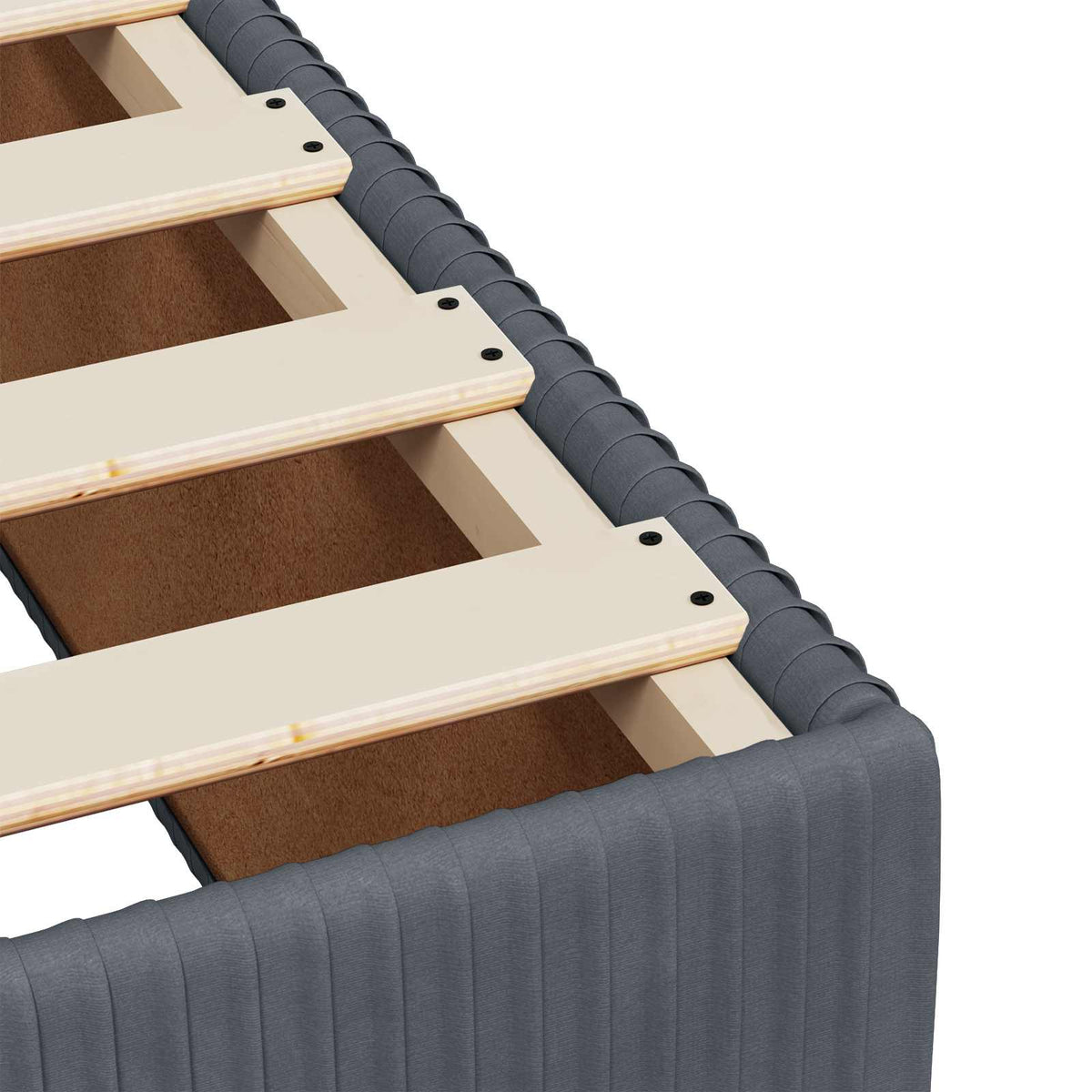 vidaXL Boxspring Bed met Matras en LED Lichtgrijs 90 x 190 cm Fluweel