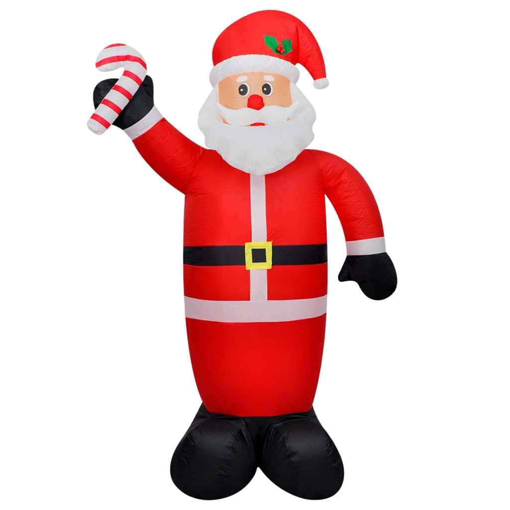 vidaXL Kerstman met LED-verlichting opblaasbaar 820 cm