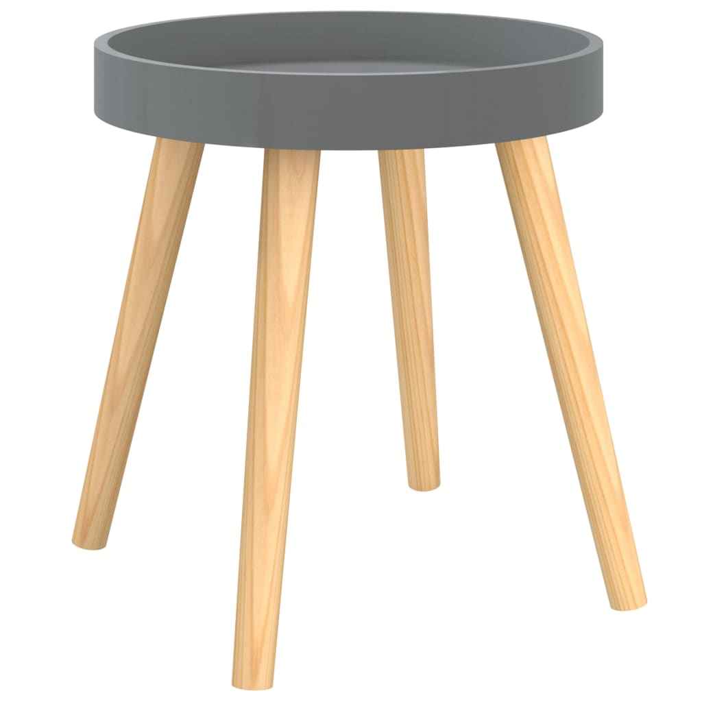vidaXL Bijzettafel 38x38x40 cm bewerkt hout en grenenhout wit
