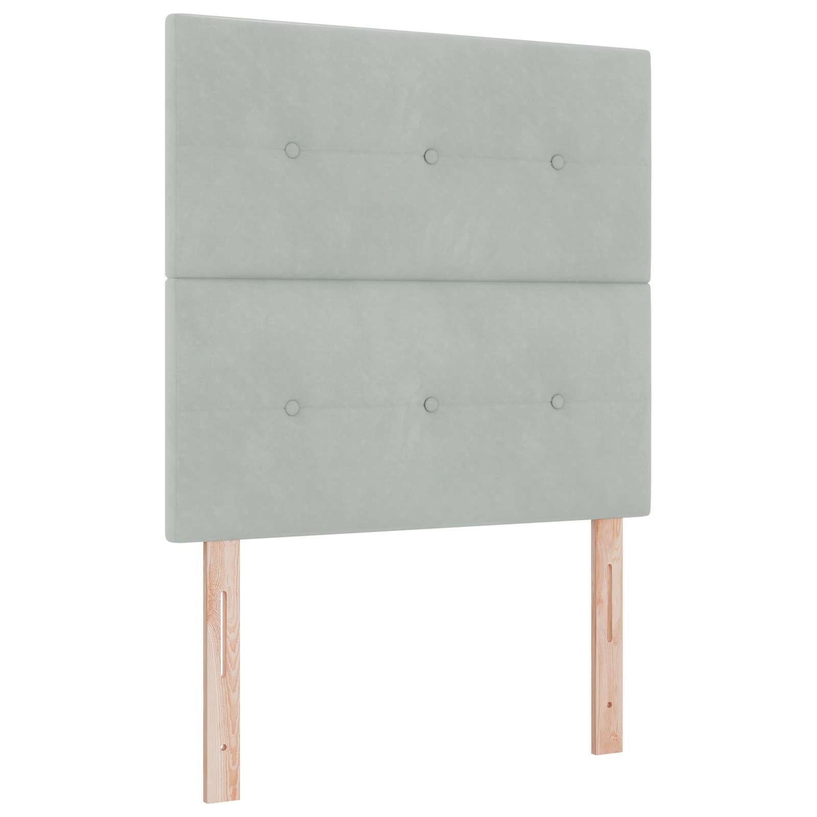 vidaXL LED Boxspring Bed met Matras Donkergrijs 90 x 190 cm Fluweel