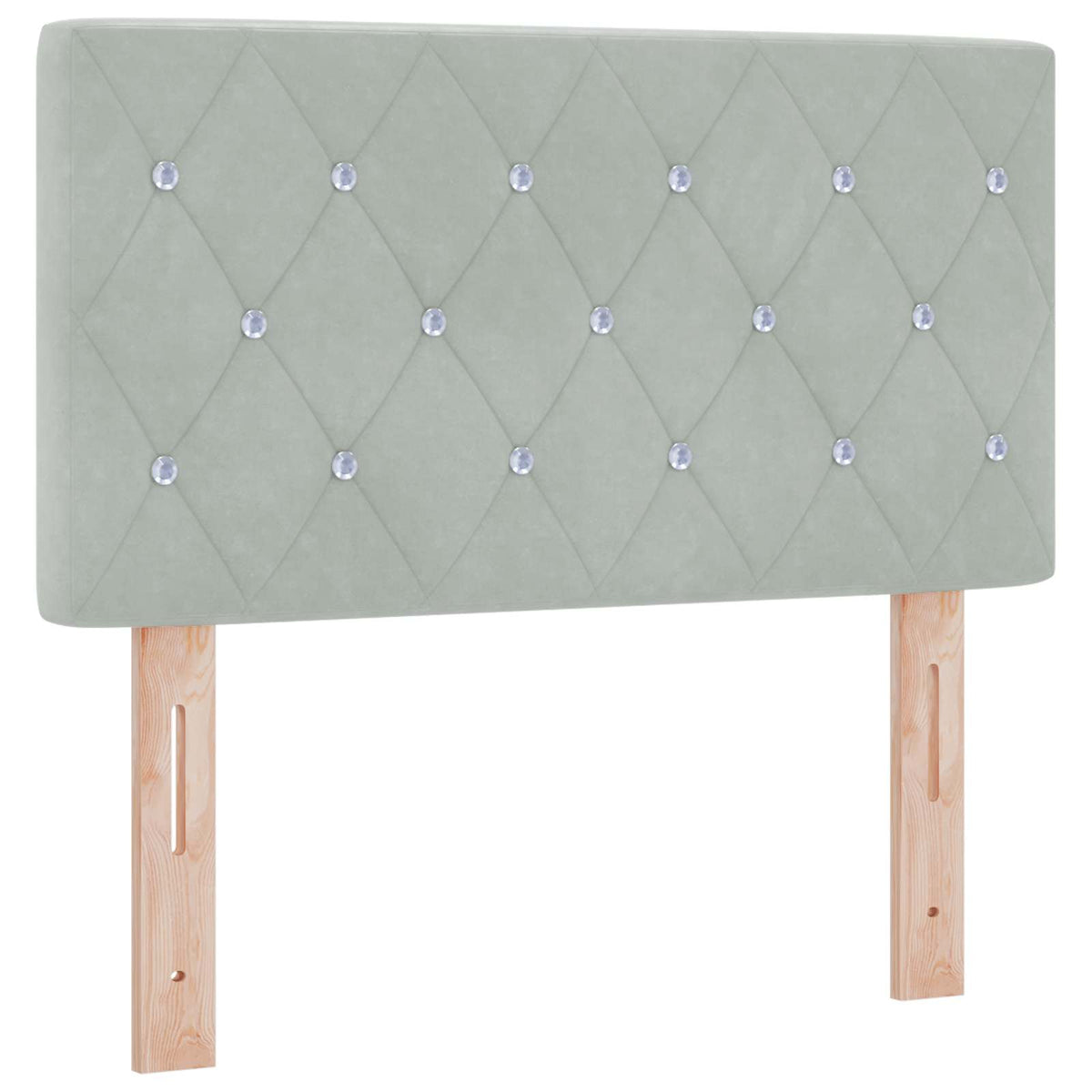vidaXL Ottoman bed met matras 100x200 cm fluweel zwart