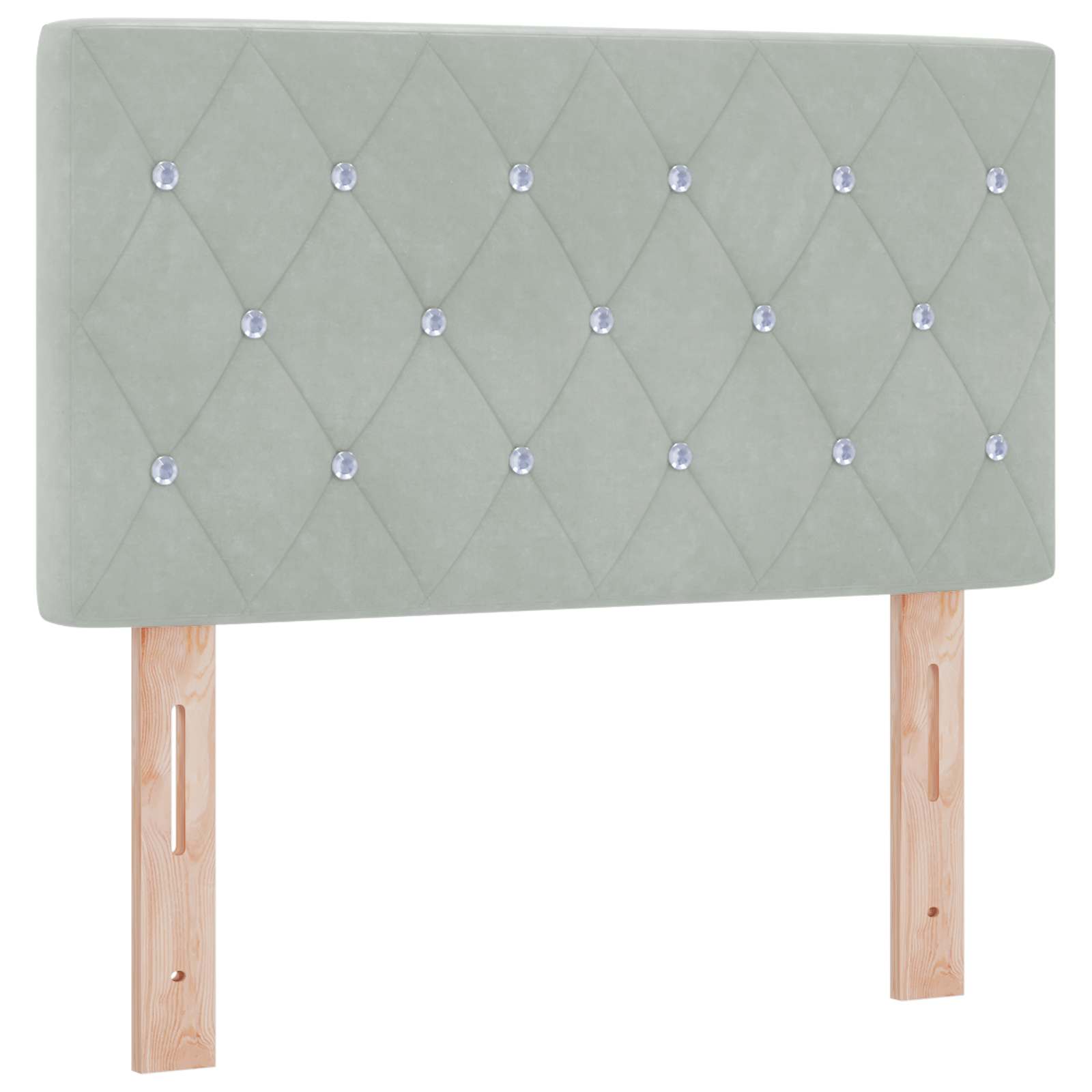 vidaXL Ottoman bed met matrassen 100x200cm fluweel roze