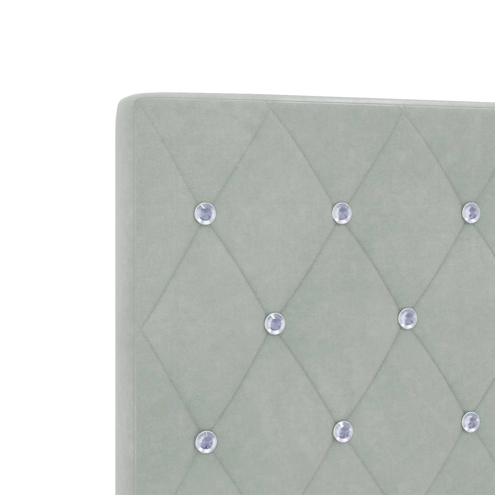 vidaXL Ottoman bed met matrassen en LED's 100x200cm fluweel zwart