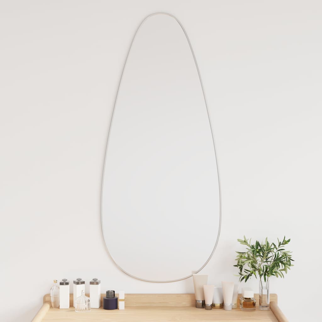 vidaXL Wandspiegel 40x15 cm zilverkleurig