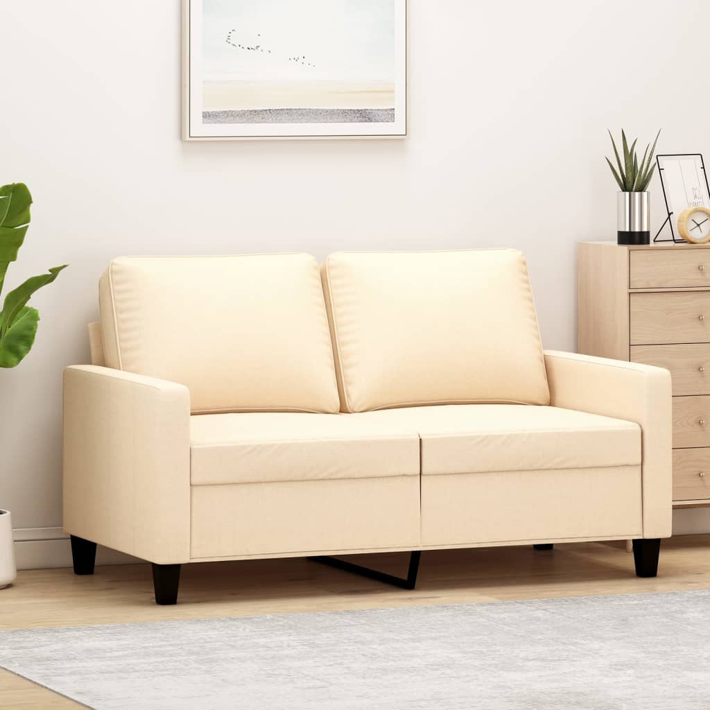 vidaXL Fauteuil 60 cm stof lichtgrijs