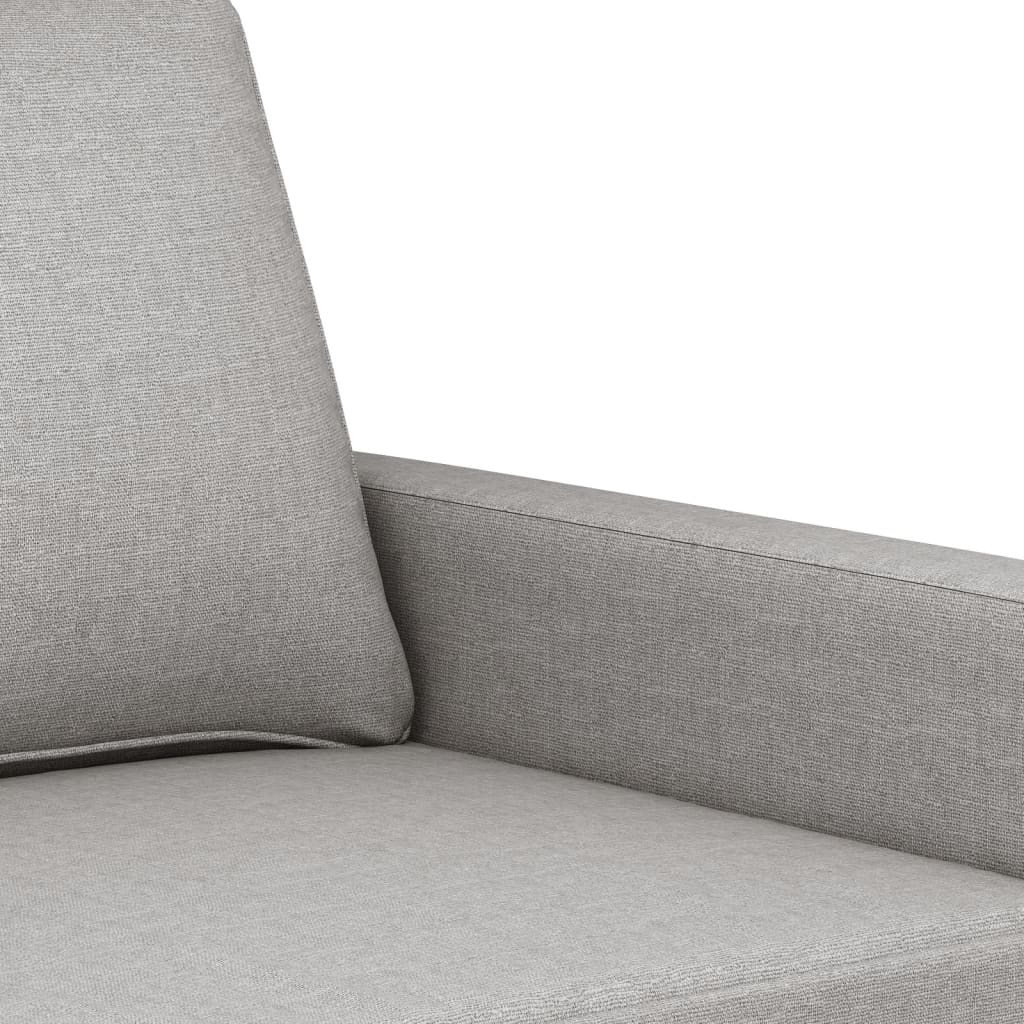 vidaXL Fauteuil 60 cm stof lichtgrijs
