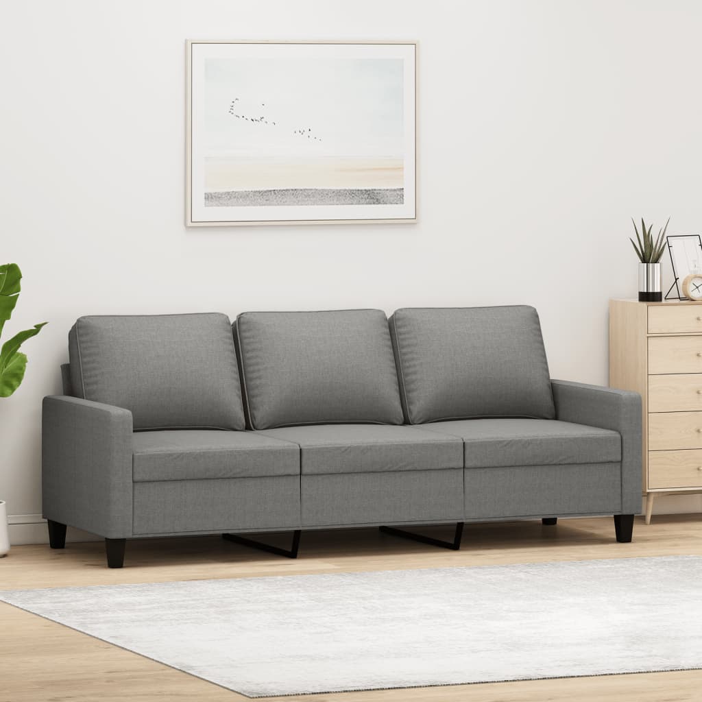 vidaXL Fauteuil 60 cm stof lichtgrijs