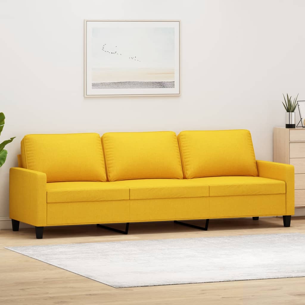 vidaXL Fauteuil 60 cm stof lichtgrijs