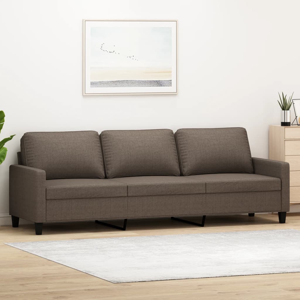 vidaXL Fauteuil 60 cm stof lichtgrijs
