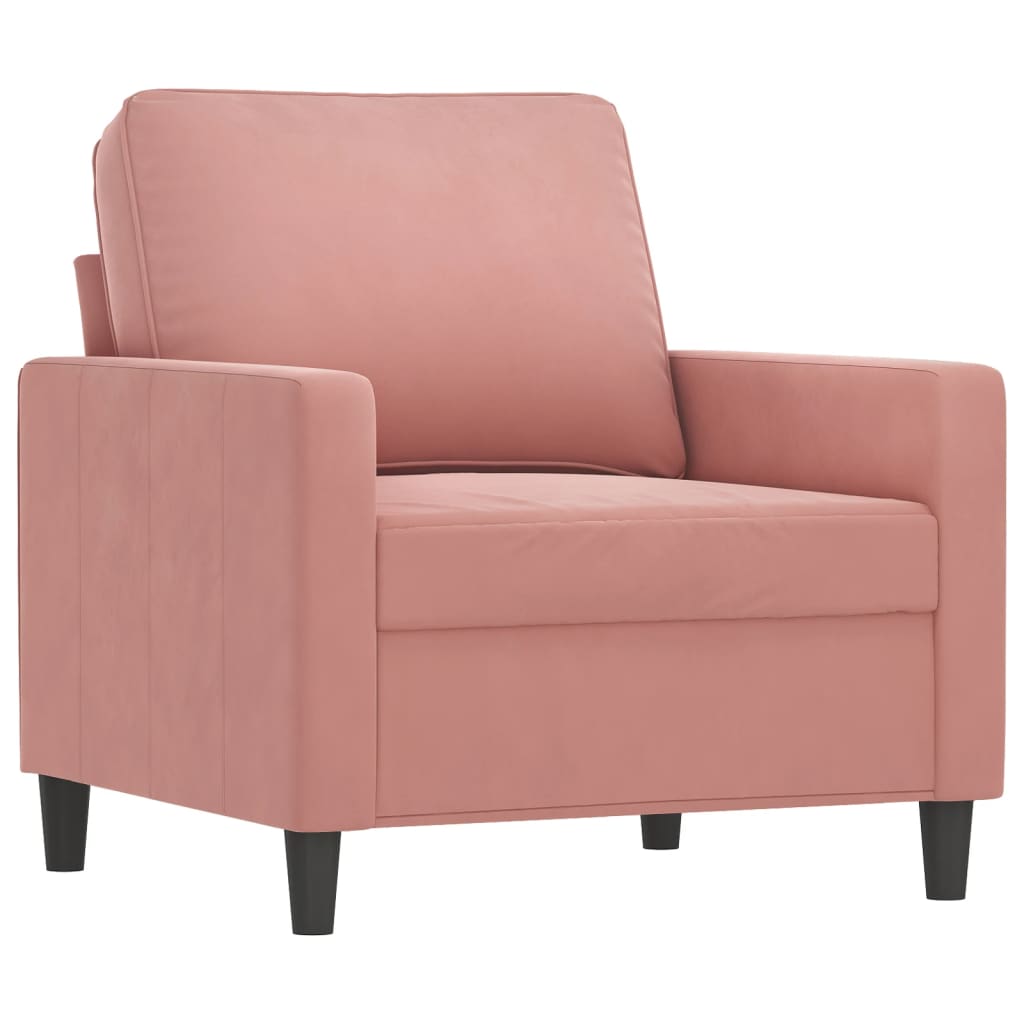 vidaXL Fauteuil 60 cm fluweel donkergrijs