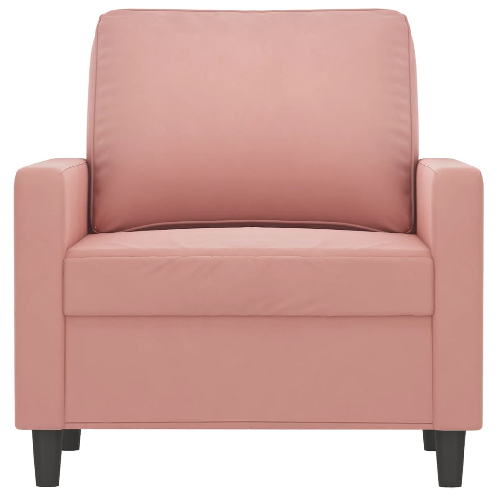 vidaXL Fauteuil 60 cm fluweel donkergrijs