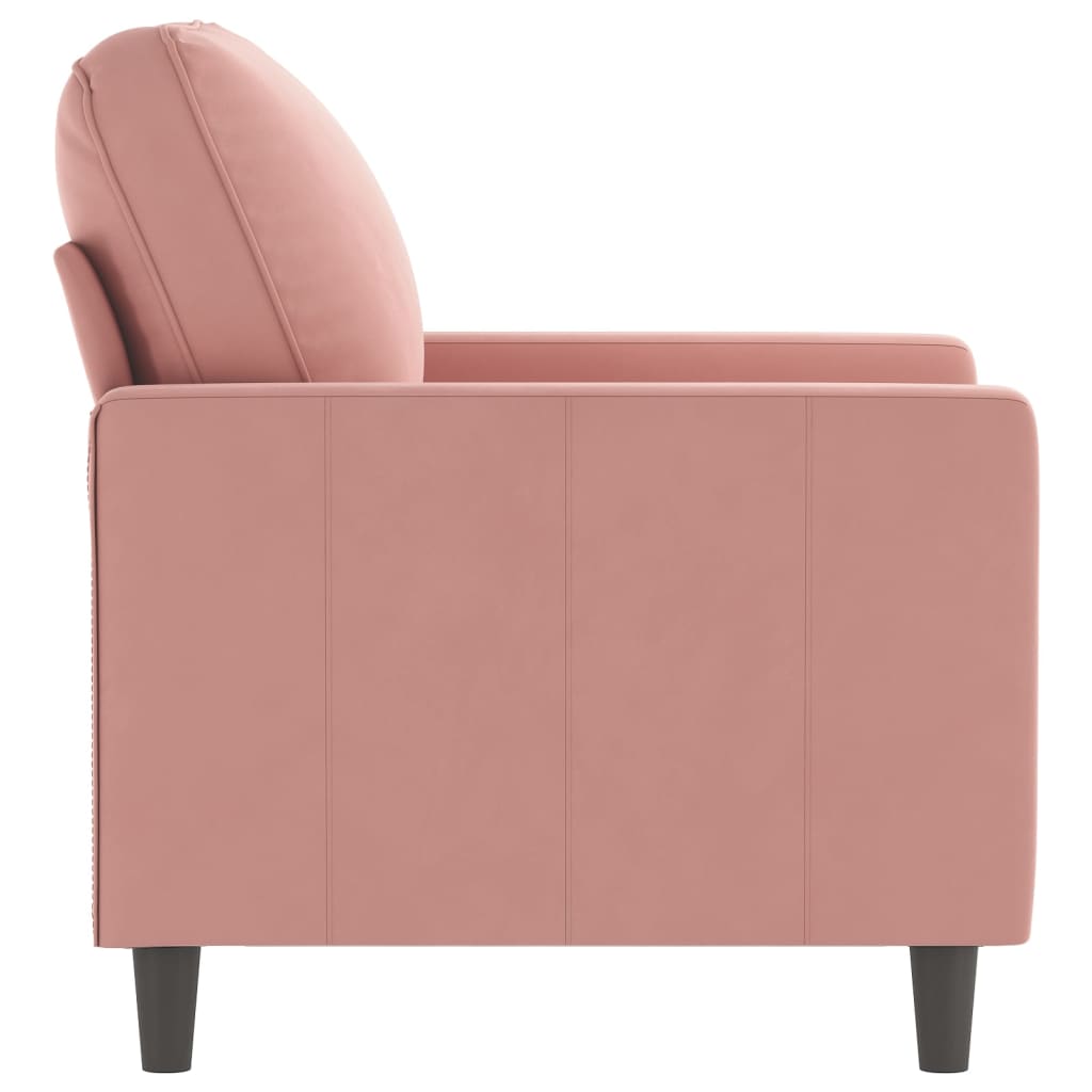 vidaXL Fauteuil 60 cm fluweel donkergrijs