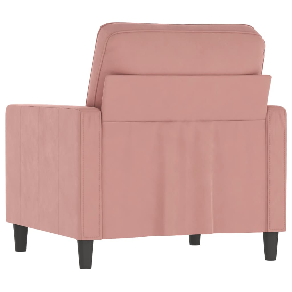 vidaXL Fauteuil 60 cm fluweel donkergrijs