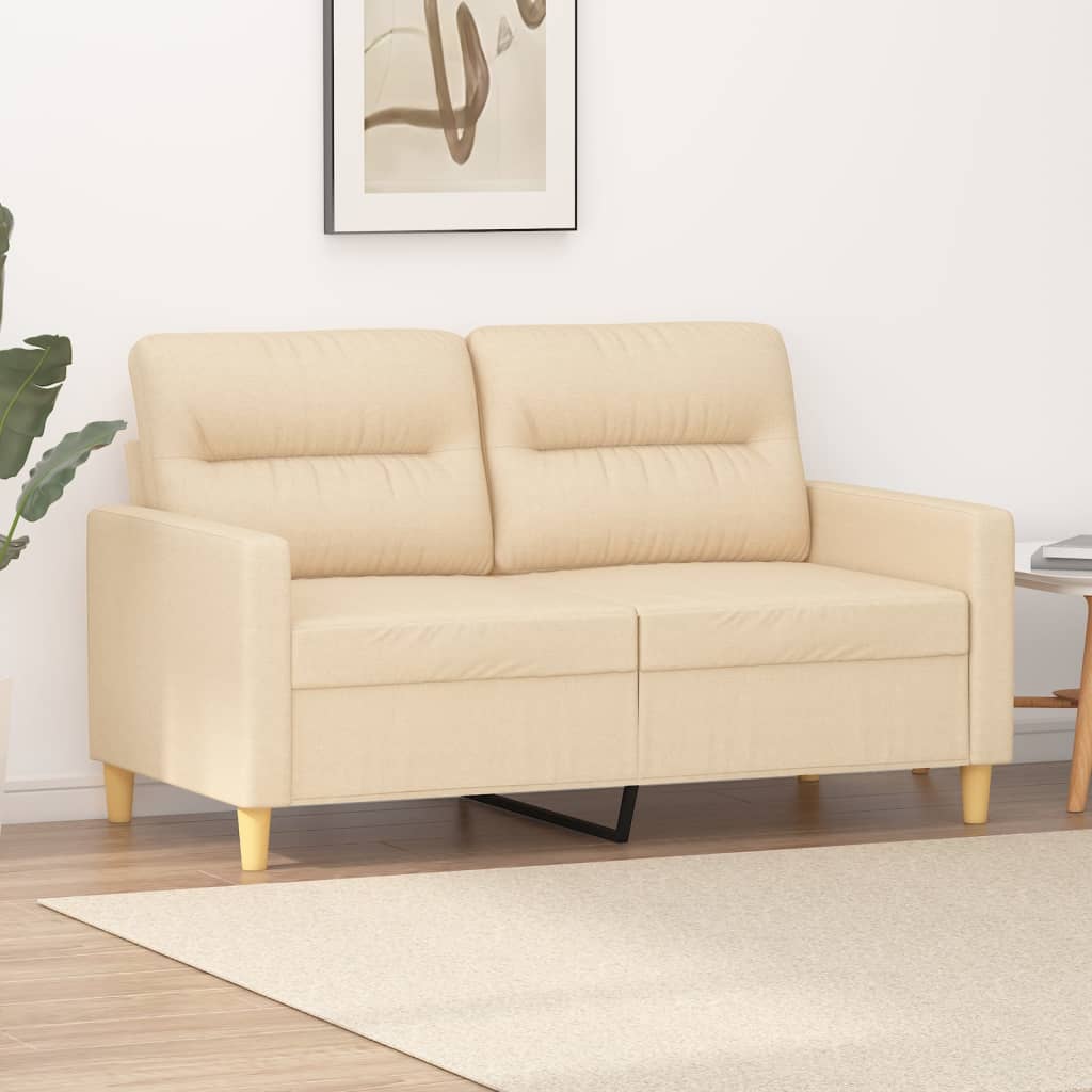 vidaXL Fauteuil 60 cm stof lichtgrijs