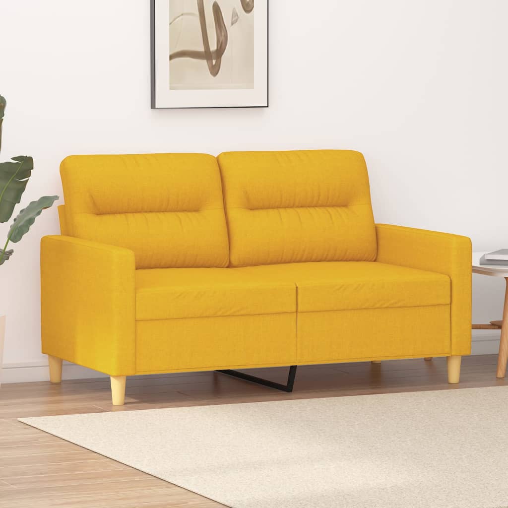 vidaXL Fauteuil 60 cm stof lichtgrijs