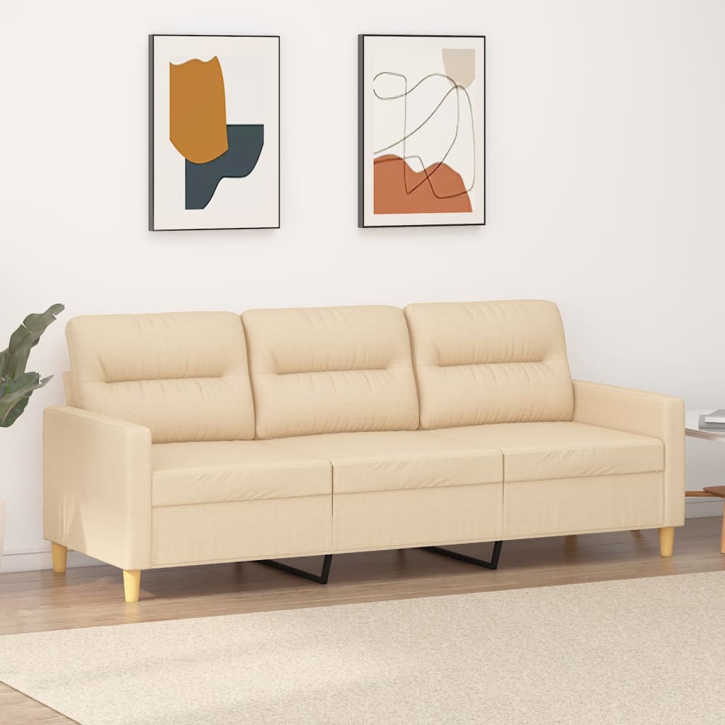 vidaXL Fauteuil 60 cm stof lichtgrijs