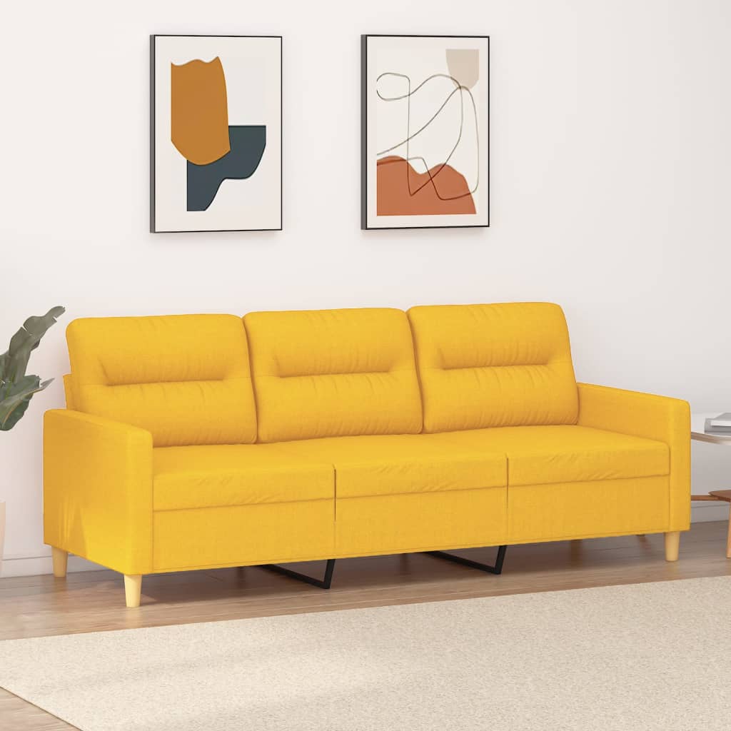 vidaXL Fauteuil 60 cm stof lichtgrijs
