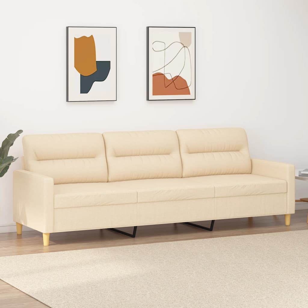 vidaXL Fauteuil 60 cm stof lichtgrijs