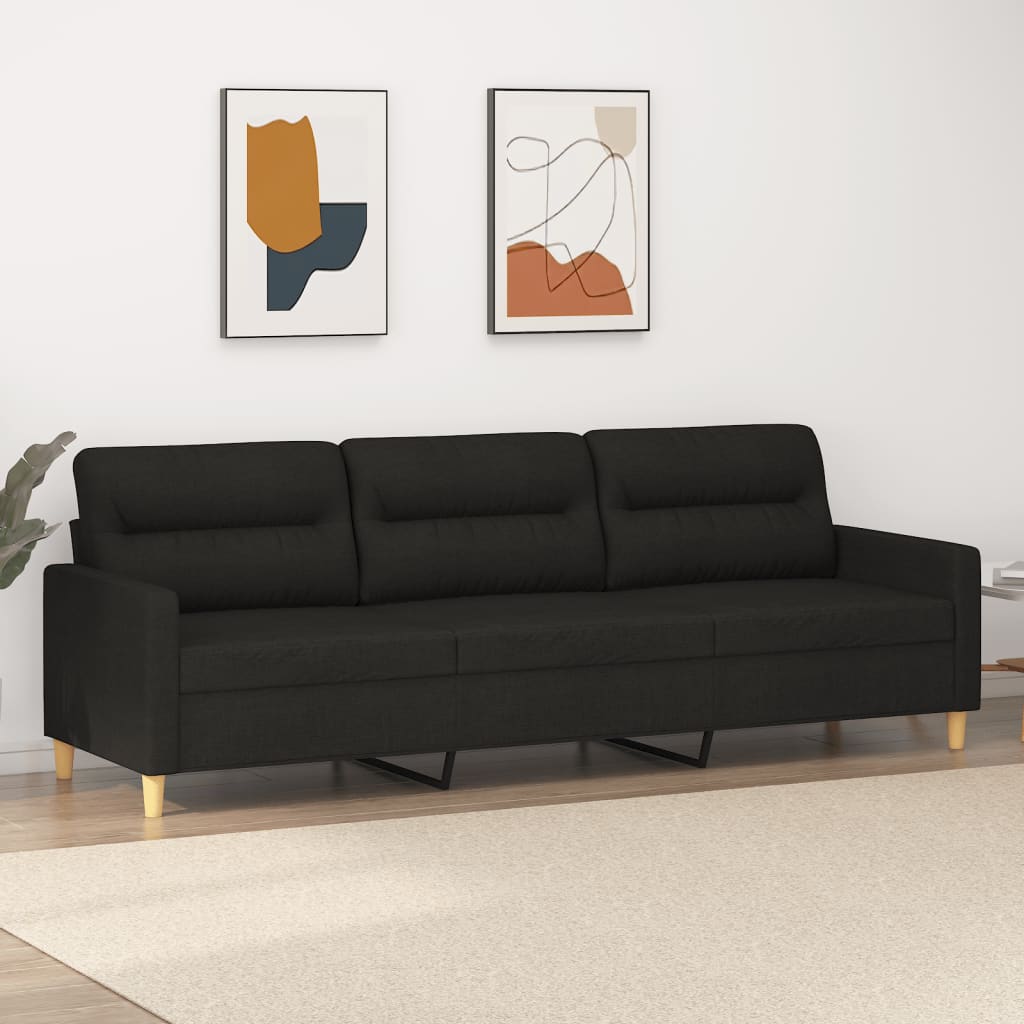 vidaXL Fauteuil 60 cm stof lichtgrijs
