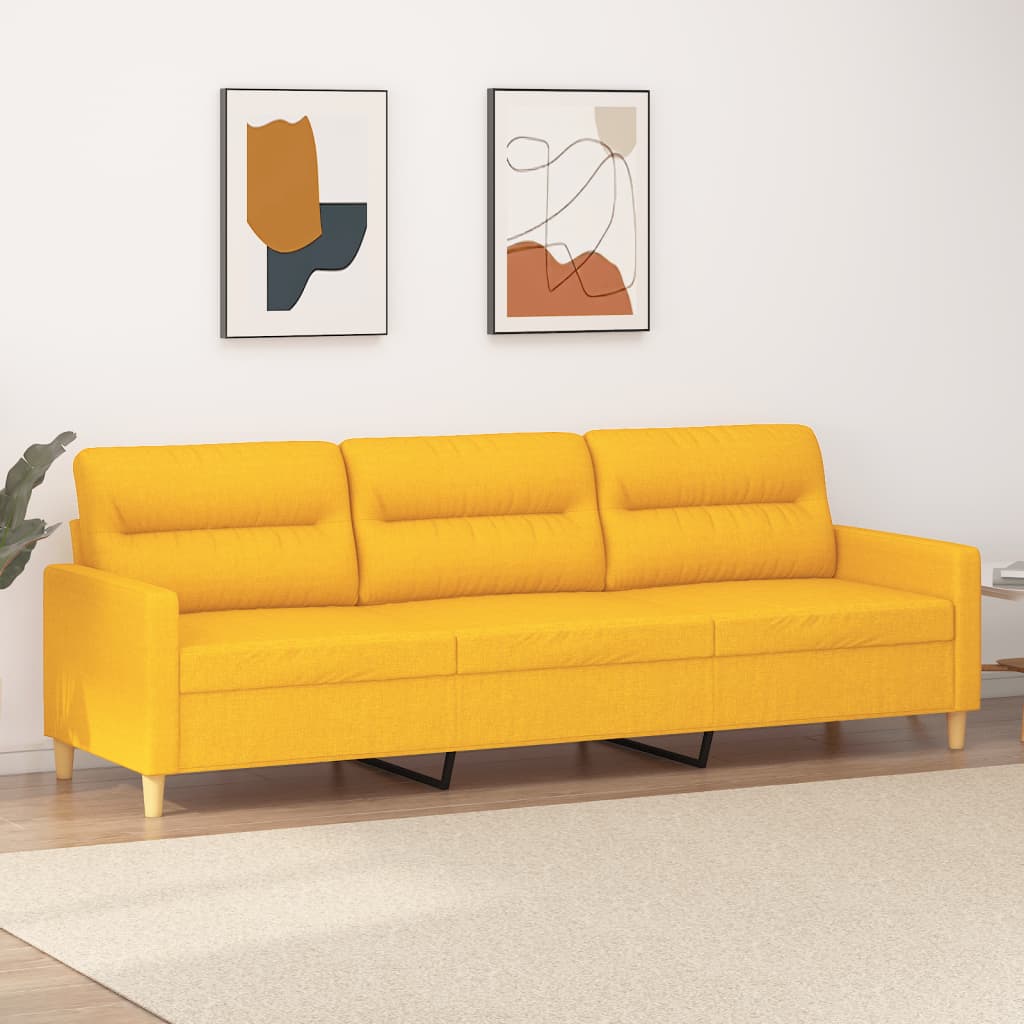 vidaXL Fauteuil 60 cm stof lichtgrijs