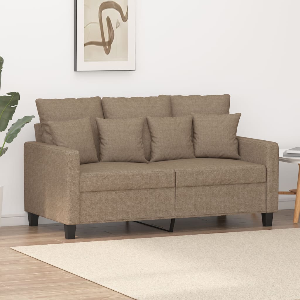 vidaXL Fauteuil 60 cm stof donkergrijs