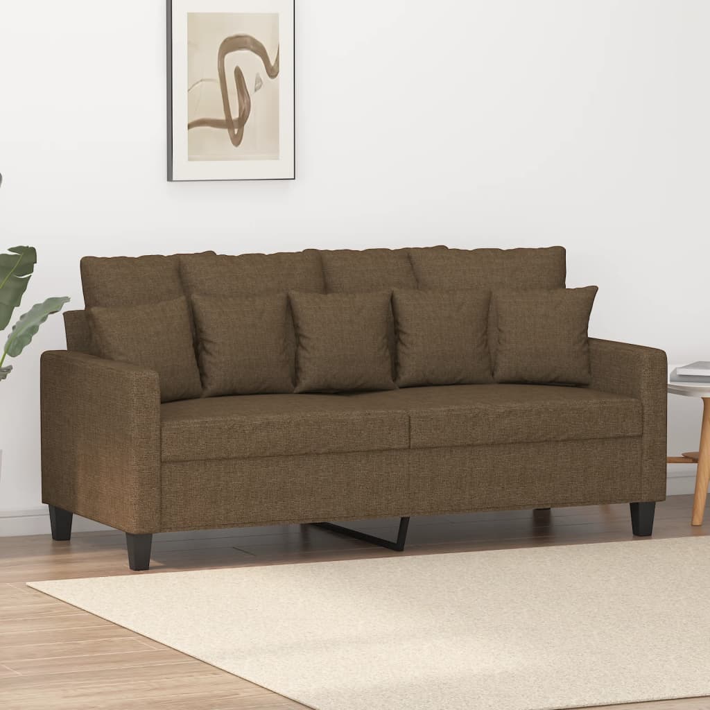 vidaXL Fauteuil 60 cm stof donkergrijs