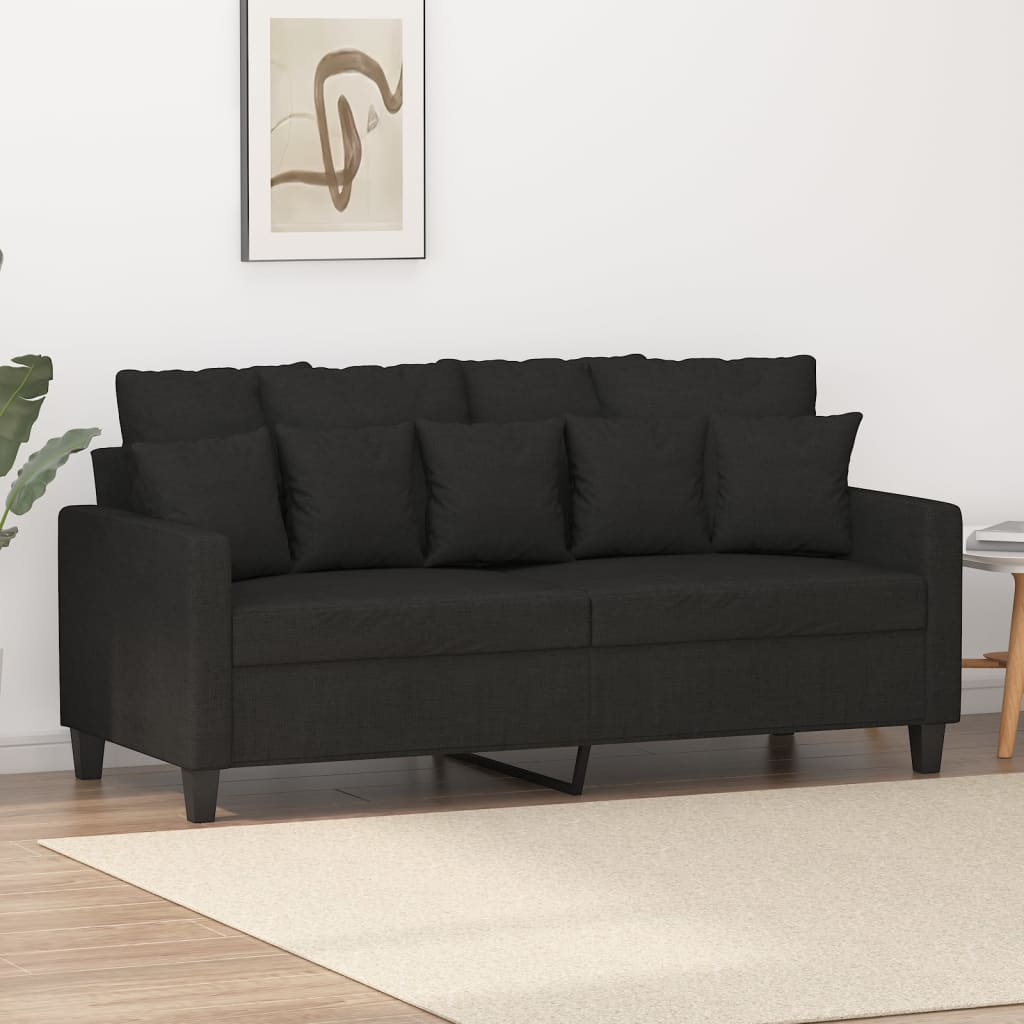 vidaXL Fauteuil 60 cm stof donkergrijs