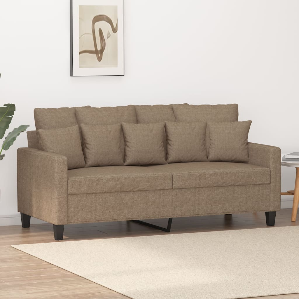 vidaXL Fauteuil 60 cm stof donkergrijs