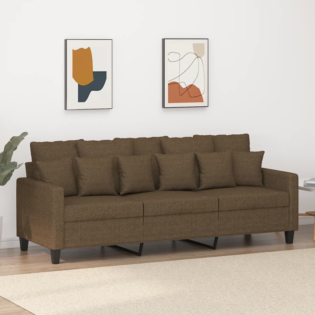 vidaXL Fauteuil 60 cm stof donkergrijs