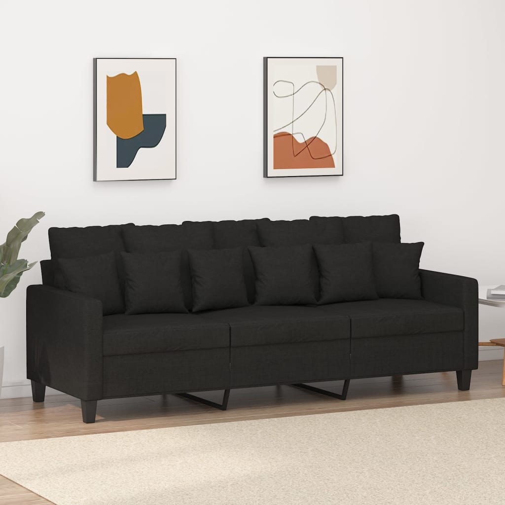 vidaXL Fauteuil 60 cm stof donkergrijs