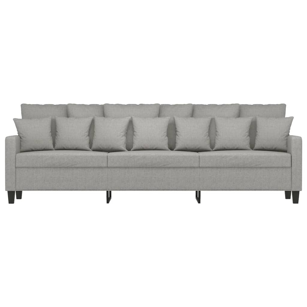 vidaXL Fauteuil 60 cm stof donkergrijs