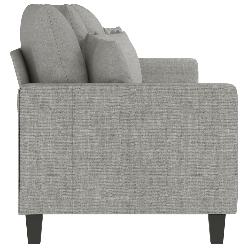 vidaXL Fauteuil 60 cm stof donkergrijs