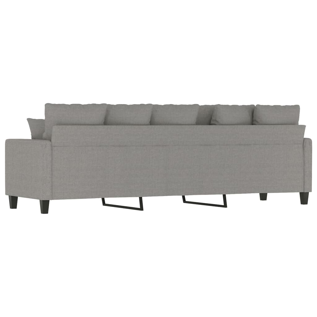 vidaXL Fauteuil 60 cm stof donkergrijs