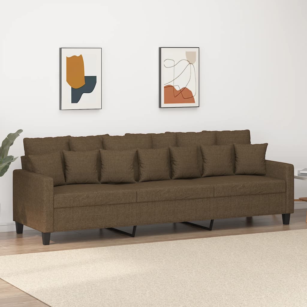 vidaXL Fauteuil 60 cm stof donkergrijs