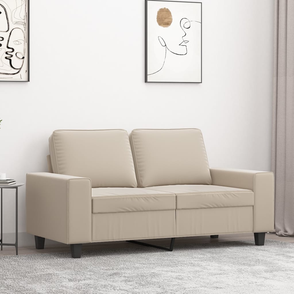 vidaXL Fauteuil 60 cm microvezelstof lichtgrijs