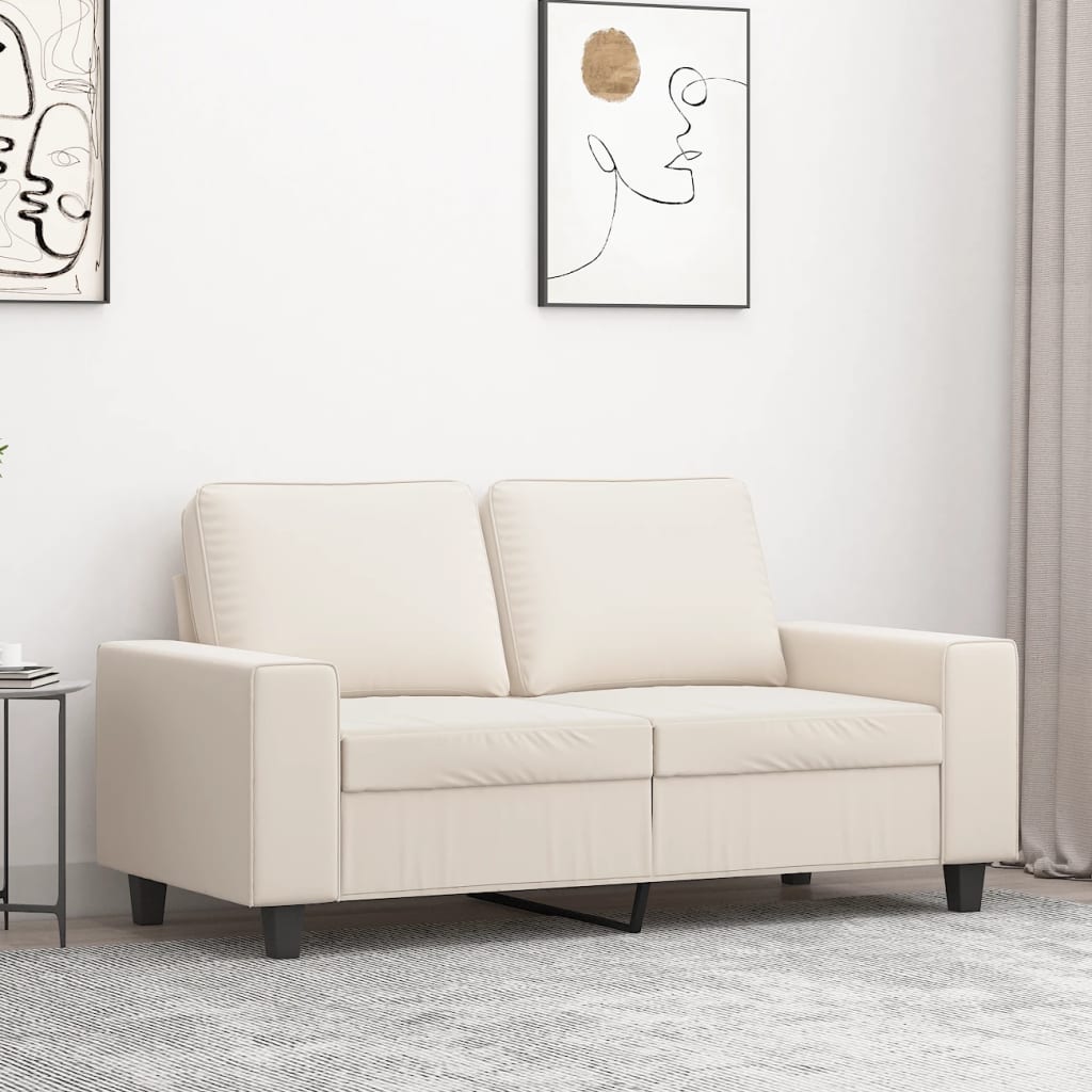 vidaXL Fauteuil 60 cm microvezelstof lichtgrijs