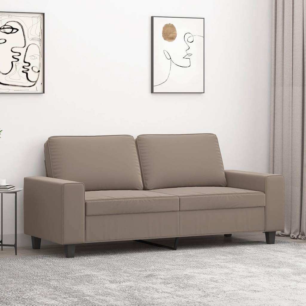 vidaXL Fauteuil 60 cm microvezelstof lichtgrijs
