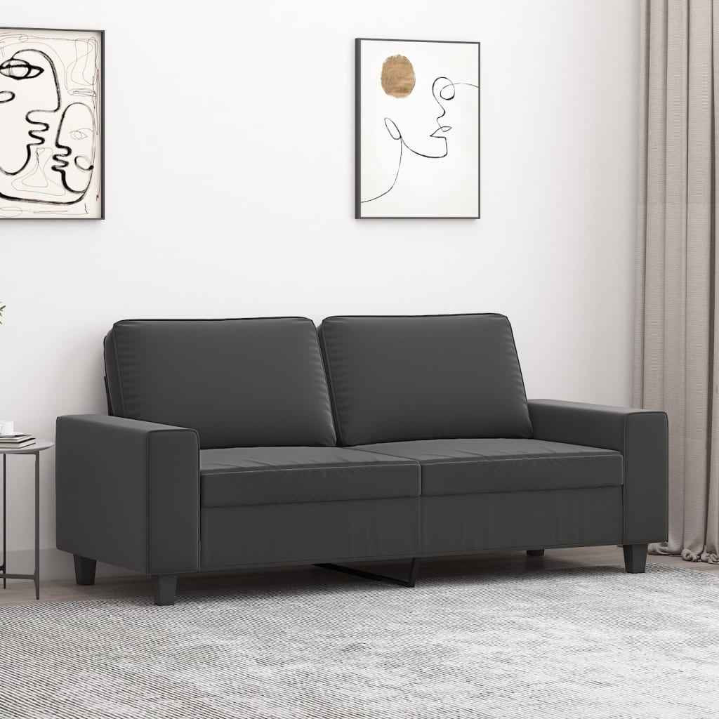 vidaXL Fauteuil 60 cm microvezelstof lichtgrijs