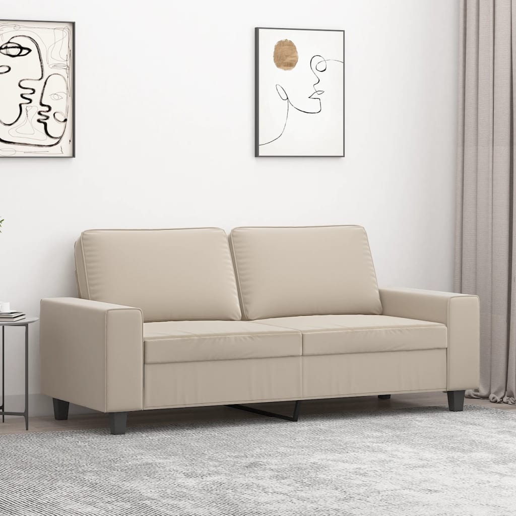 vidaXL Fauteuil 60 cm microvezelstof lichtgrijs