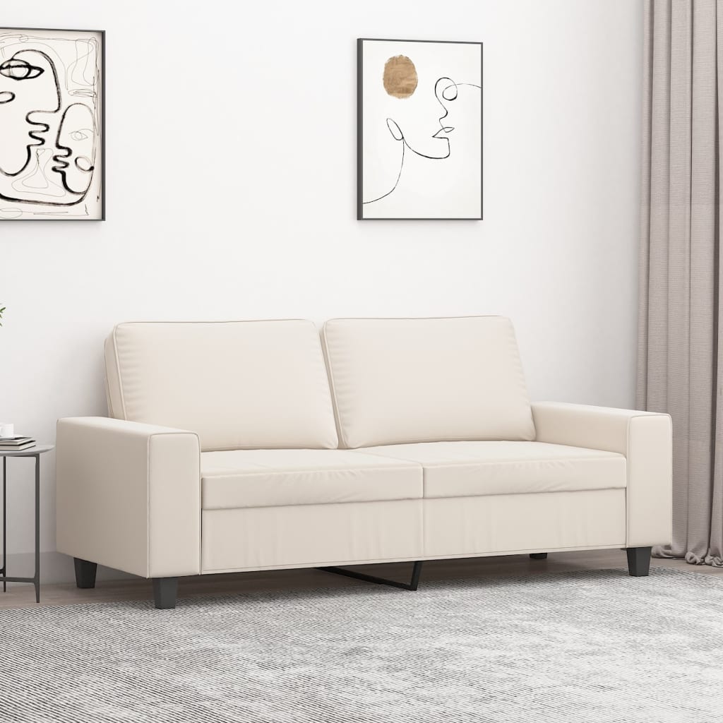 vidaXL Fauteuil 60 cm microvezelstof lichtgrijs