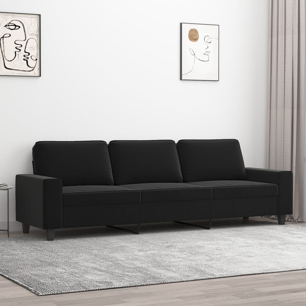 vidaXL Fauteuil 60 cm microvezelstof lichtgrijs