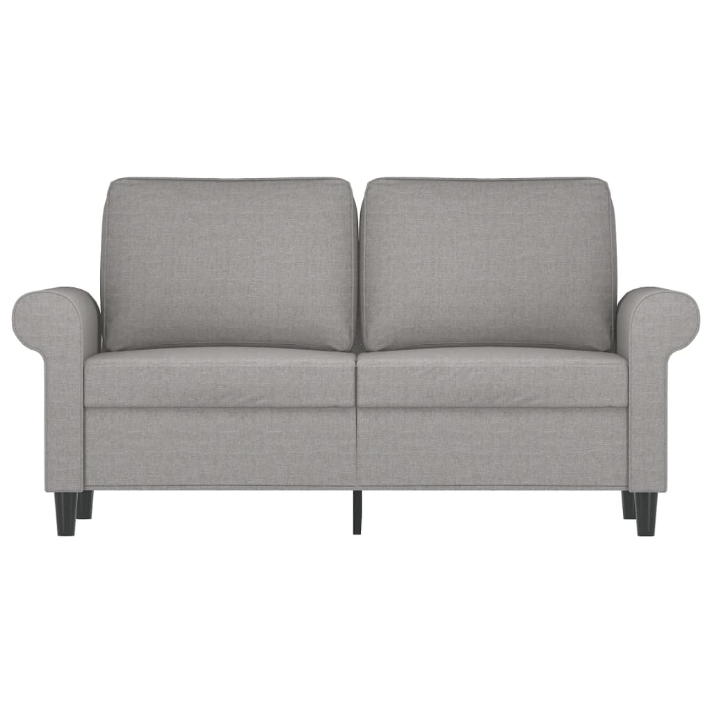 vidaXL Fauteuil 60 cm stof lichtgrijs