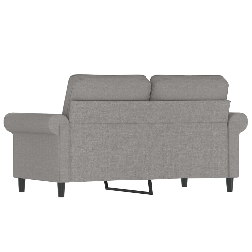vidaXL Fauteuil 60 cm stof lichtgrijs