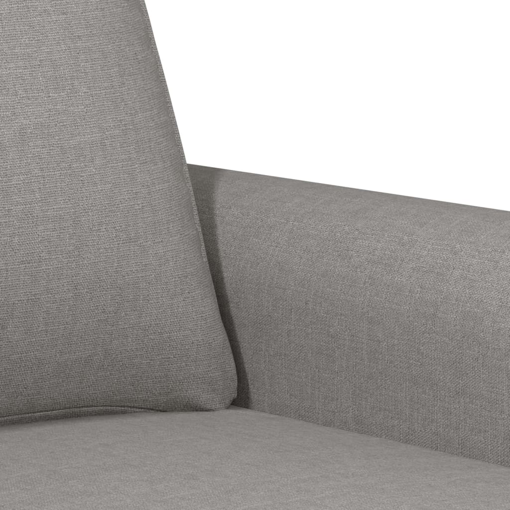 vidaXL Fauteuil 60 cm stof lichtgrijs