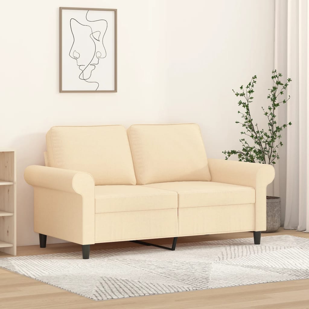vidaXL Fauteuil 60 cm stof lichtgrijs
