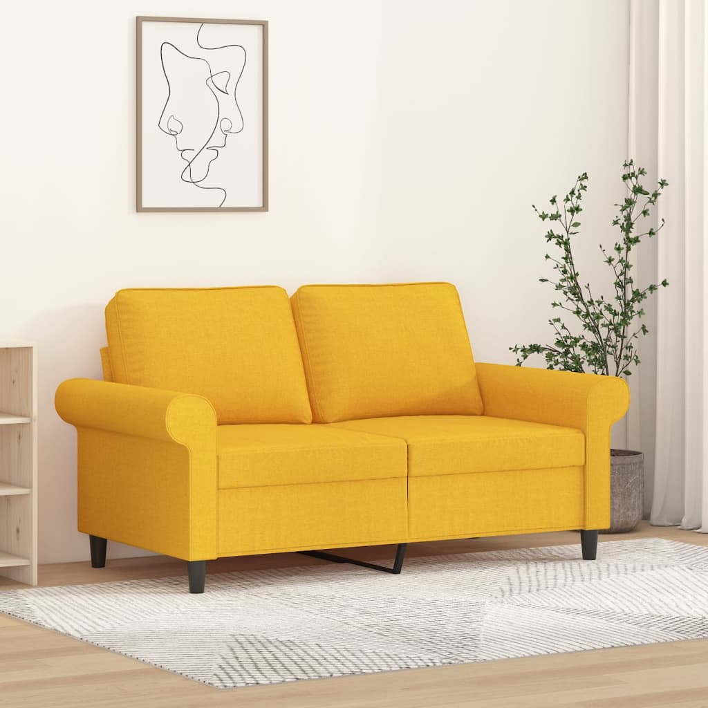 vidaXL Fauteuil 60 cm stof lichtgrijs