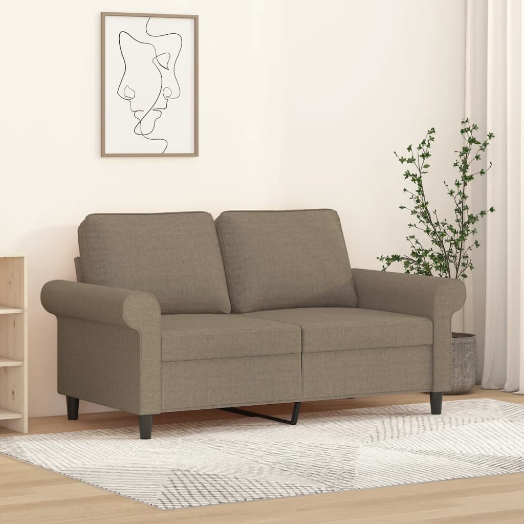 vidaXL Fauteuil 60 cm stof lichtgrijs