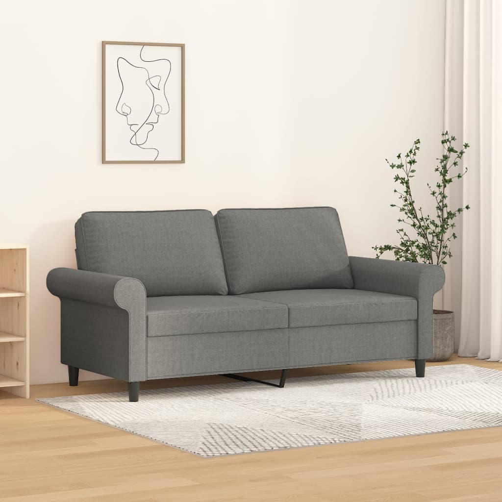 vidaXL Fauteuil 60 cm stof lichtgrijs